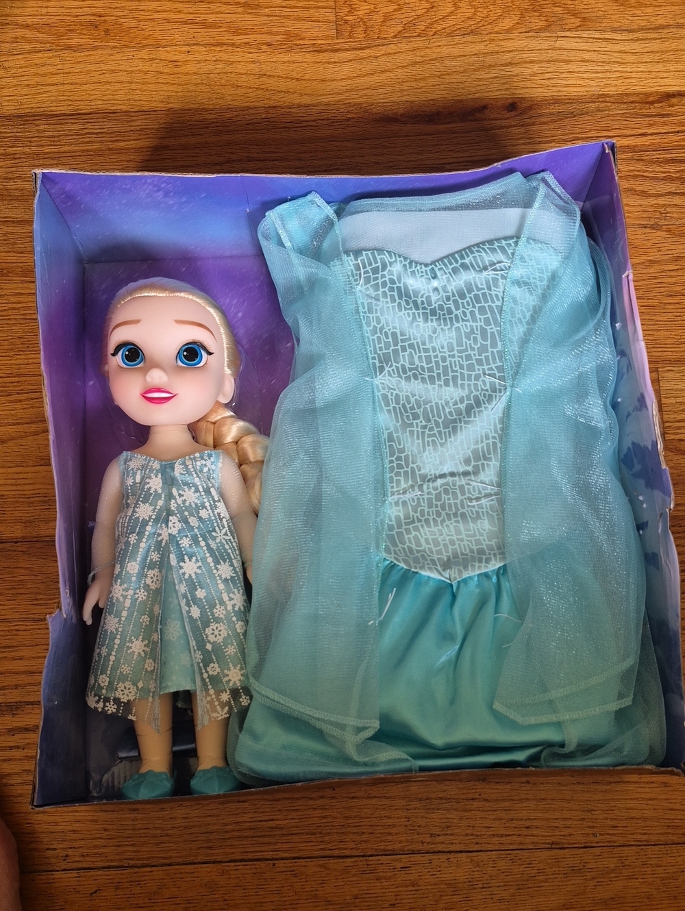 New Blue Princess Doll with Extra Dress -up Kids Toys For Kids Size 4 To 6